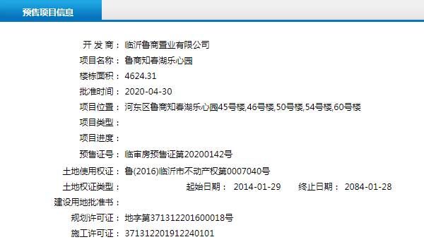 4月下旬臨沂共31項目獲預(yù)售證 共批準(zhǔn)78棟樓