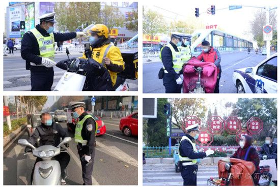 騎行時(shí)使用手機(jī)、無牌上路...臨沂電動車整治行動開始了！