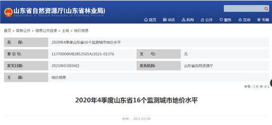 臨沂最新地價(jià)水平出爐！3月份房?jī)r(jià)環(huán)比下降6.5%