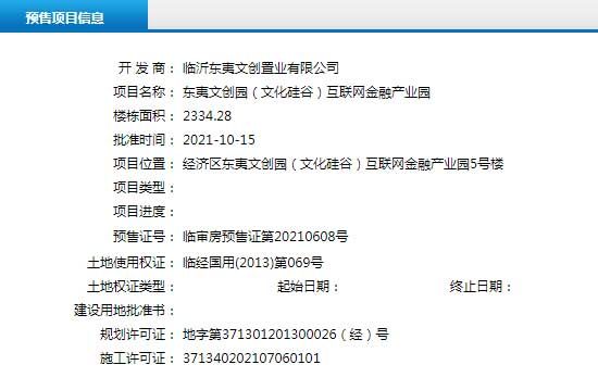 10月中旬臨沂共8個項目獲預售證 共批準10棟樓